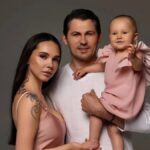 Євген Кот і Наталія Татарінцева охрестили донечку Лелю