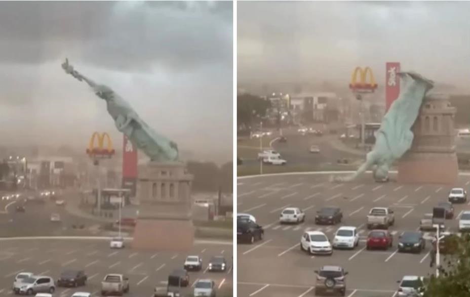 Новини світу - У Бразилії впала копія американської статуї Свободи