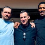 Шевченко завітав на тренування Усика та Джошуа