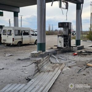 Росіяни обстріляли АЗС на Харківщині