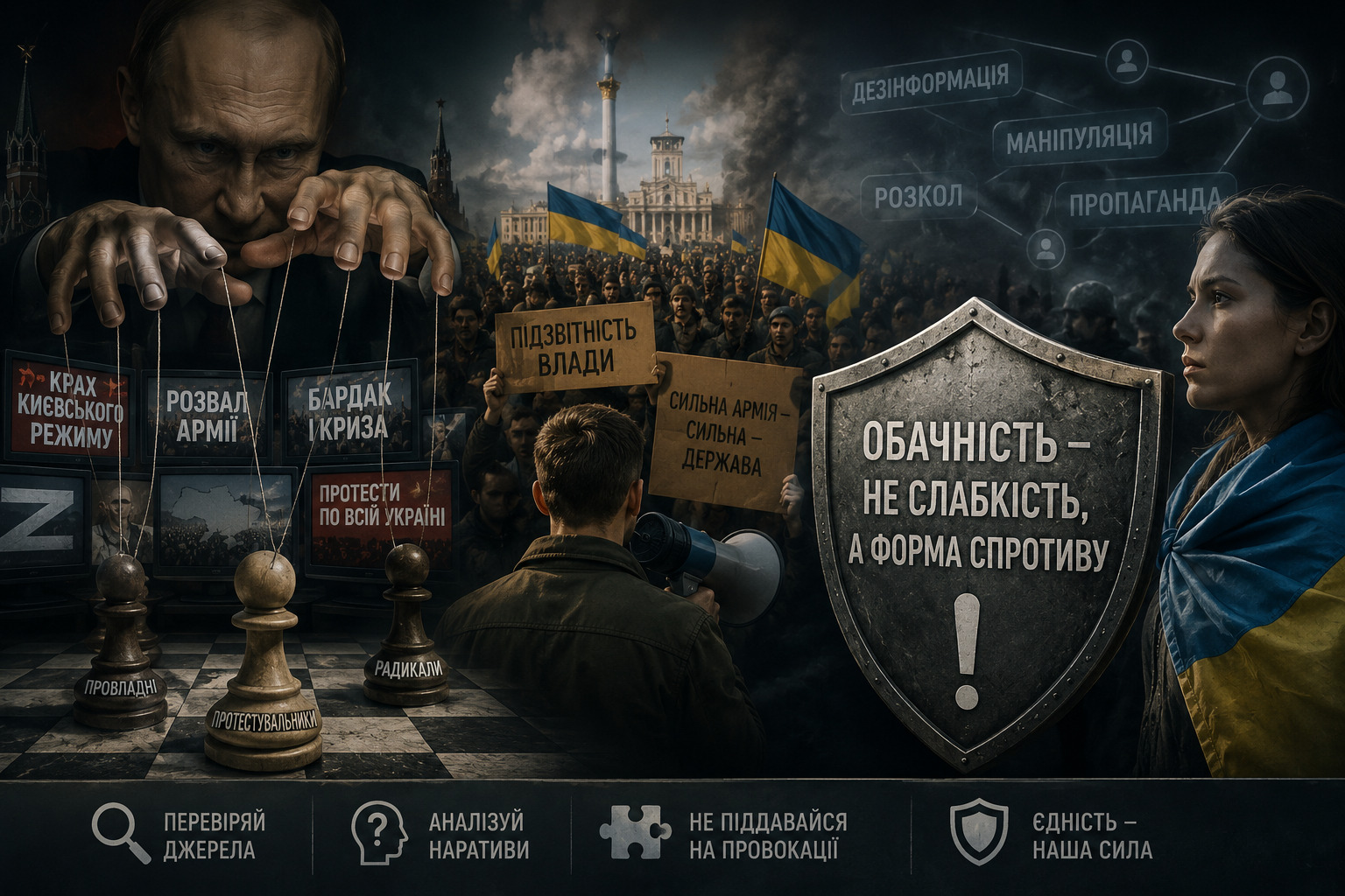 «Картонковий Майдан» очима Кремля: як російська пропаганда використовує протести на підтримку Федорова